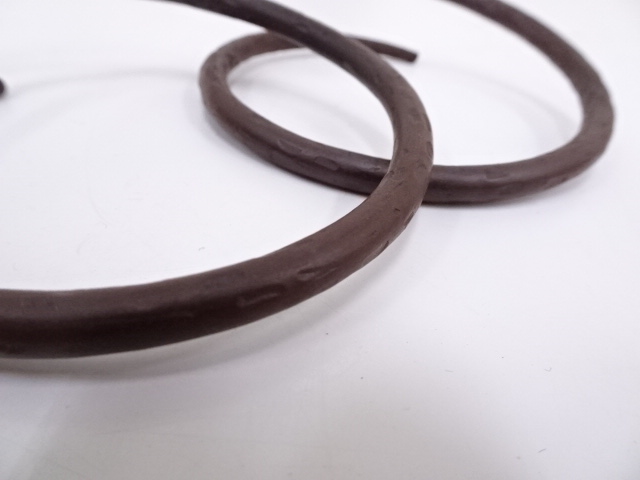  炭道具　釜師宝積正一造　釜鐶